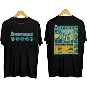 The Sheepdogs Summer Tour 2025 T-Shirt Classic Rock Concert Tee Retro Music 90